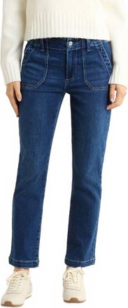 Paige Maysilie Straight Ankle Jean In Dresden