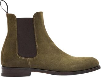 Scarosso Elena Forest Chelsea Boots - Dames - Chelseaboots - Groen - 35 EU - Leer - Schoenen