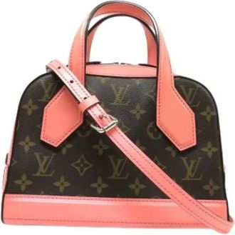 Louis Vuitton Pre-owned Handbags, female, Pink, Size: ONE SIZE Pre-owned Canvas Handbag