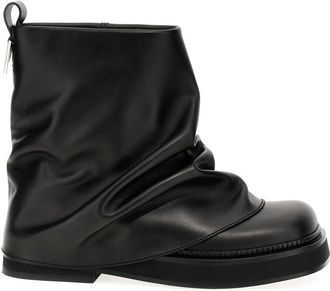 【関税込み】The Attico ブラック Robin コンバットブーツ The Attico: Black Leather Boots now up to −60% | Stylight