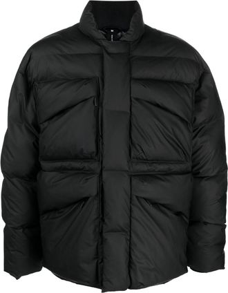 Rains Harbin puffer puffer jacket - men - Polyamide/Polyurethane/Polyester - S - Black