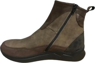 Wolky e-Stride S2F - Dames - Enkellaarsjes - Bruin - 43 EU - Wol - Schoenen