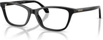 Versace 54mm Cat Eye optical glasses in Black at Nordstrom