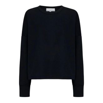 STUDIO NICHOLSON Long Sleeve Tops, female, Black, Size: 2XL Loop Long Sleeve T-Shirt