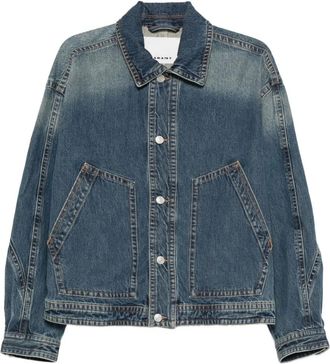 Isabel Marant Giacca denim con effetto sfumato - Blu