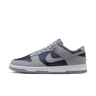 Nike Womens Dunk Low SE Iridescent Shoes in Grey | IR5590-001