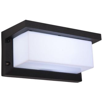 OEM Aplique De Pared Led Moderno Para Exteriores Crezuo De 18 W, Resistente Al Agua Ip65, De Aluminio Color Antracita, Iluminaci&oacute;n Decorativa, Luz Blanca 