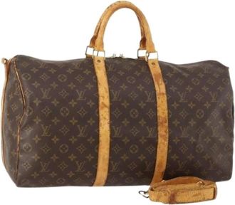 Louis Vuitton Pre-owned Weekend Bags, female, Brown, Size: ONE SIZE Pre-owned Boston Bag