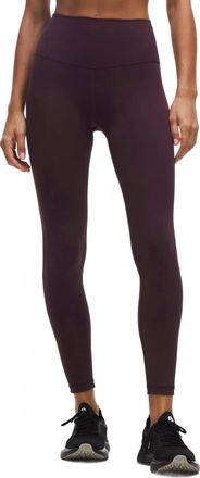 lululemon Wunder Train High Rise Tight 28 Leggings In Black Plum