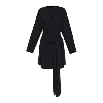 Ganni Vestido de corte asim&eacute;trico - Dresses - Mujer - Negro - 2XS
