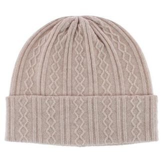 Trafalgar Store The Windsor Merino Wool Cable Knit Beanie in Ivory at Nordstrom