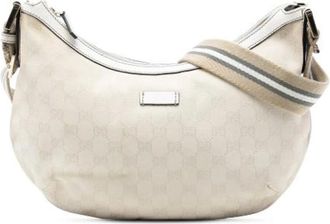 Gucci Borsa a tracolla Pre-owned in tela - - Pre-owned - Donna - Beige - ONE SIZE