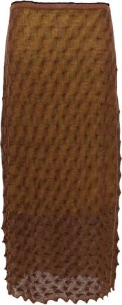 YanYan Knits Gonna in rayon - BROWN