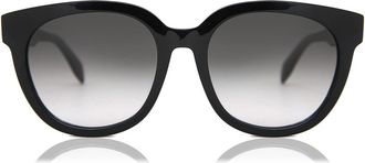 Alexander McQueen AM0304SK Asian Fit 001 Mens Sunglasses Black Size 54 - Free RX Lenses - Free RX Lenses