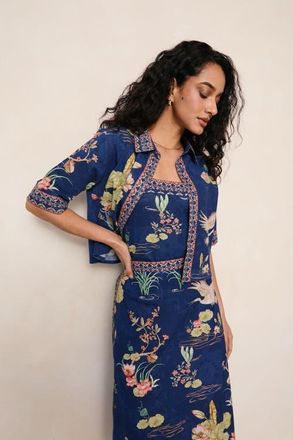 Raishma Kylie Skirt in Blue at Nordstrom, Size 12 Uk