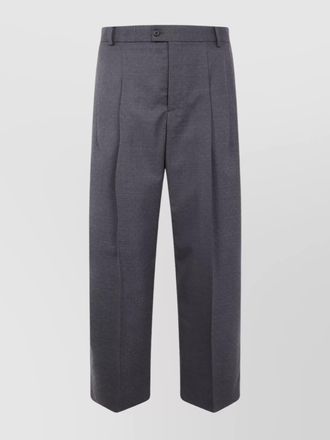 Kenzo virgin wool straight-leg tailored trousers