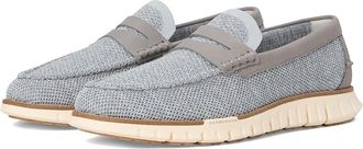 Cole Haan Zerogrand Remastered Stitchlite Loafer Mens Lace-up Boots Sea Stone/Natural/Ivory : 10.5 D - Medium, Leather