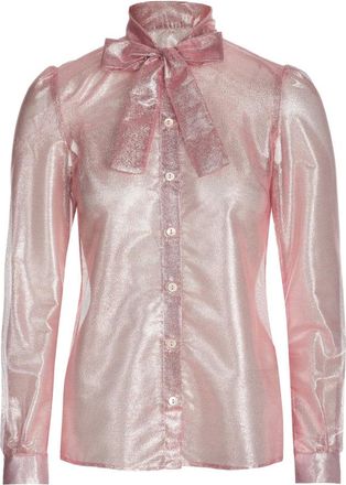 Dolce & Gabbana Blouses & Hemden - Dames - Blouses & Shirts - Roze - Maat: 2XS Leer