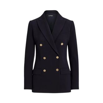 Ralph Lauren Ryen Blazer - Dames - Jassen - Blauw - Maat: 3XS Wol