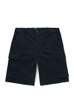 Nili Lotan Maclin Slim-Fit Straight-Leg Cotton-Blend Twill Cargo Shorts
