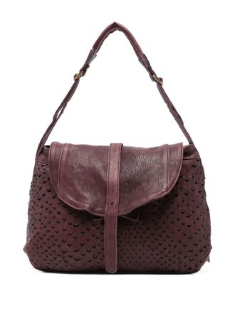 Mialuis Do leather shoulder bag - women - Cotton/Nappa Leather - One Size - Red