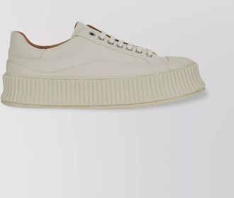 Jil Sander canvas low-top sneakers