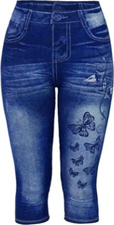 Generic Stretch Jeans for Women, Pants for Women, Ladies Boot Cut Slim Fit Skinny Trousers Pull On High Waisted Denim Stretch Petite Pants