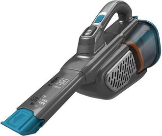 Black+Decker Black&decker - Black+decker Pulizia - Aspirapolvere Portatile A Batteria 18v, Stazione Di Ricarica, Color Titanio/blu Bhhv520bf-qw