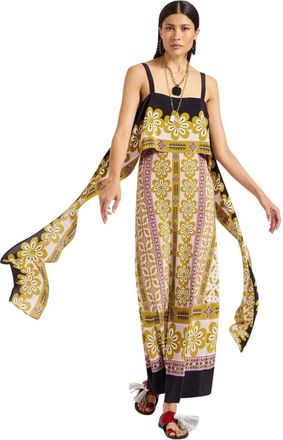 La DoubleJ Slip-Around Jurk - Dames - Zomerkleedjes - Veelkleurig - S - Kleedjes