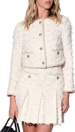 Walter Baker Roland Jacket in Heron Tweed at Nordstrom Rack, Size X-Small
