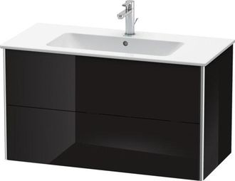 Duravit Mueble Bajo Lavabo Xsquare 560x1010x478mm Negro Alto Brillo