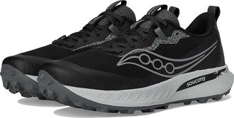 Saucony Peregrine 15 Mens Running Shoes Black/Shadow : 11.5 D - Medium, Leather