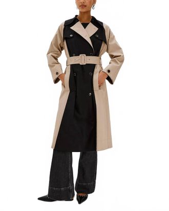 Rails Maud Coat In Black Taupe