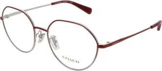 Coach Ladies Silver Tone Rectangular Eyeglass Frames Coach 0Hc5106