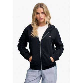 Superdry Hoodie met rits en geborduurd logo Signature