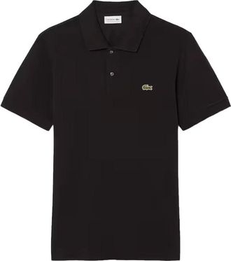 Lacoste Korte Mouw Ribkraag Shirt Iberis - Heren - Polos - Bruin - XL - Tops