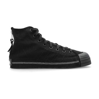 Yohji Yamamoto Sneakers, female, Black, Size: 7 1/2 US Nizza Hi