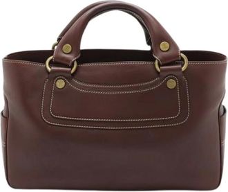 Celine Pre-owned Handbags, female, Red, Size: ONE SIZE Pre-owned Vintage Tote Handbag