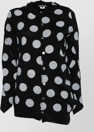 Junya Watanabe crewneck knitwear polka dot long sleeves