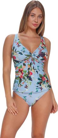 Sunsets Forever Tankini Swimsuit Top - D Cup in Budding Romance at Nordstrom, Size 40