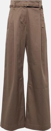 Proenza Schouler Raver high-rise twill wide-leg pants