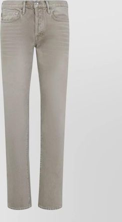 Tom Ford straight leg denim trousers five pocket