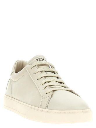 Tod's Allacciata Cassetta Sneaker - Cream