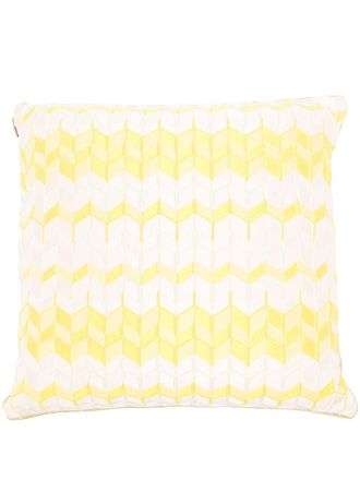 Missoni Home Tread patterned-jacquard cushion - Neutrals