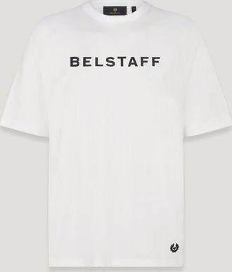 Belstaff Belstaff Camiseta Básica Con Logotipo para hombre Punto de algodón Blanco 2XL