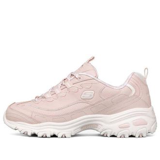 Skechers (WMNS) Skechers DLites 1.0 Low Running Shoes Light Pink 149227-LTPK