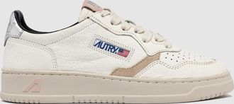 Autry Baskets Medalist Low Femme Leat Elep Slv Bk Pw Gr