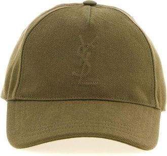 Saint Laurent Green Cassandre Logo Baseball Hat