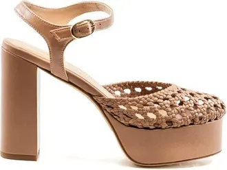 Andrea Gomez Beatriz Platform in Taupe at Nordstrom, Size 40.5