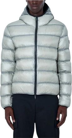 Moncler Guadiana Hooded Down Jacket - Heren - Gewatteerde jassen - Blauw - 2XL - Nylon - Jassen